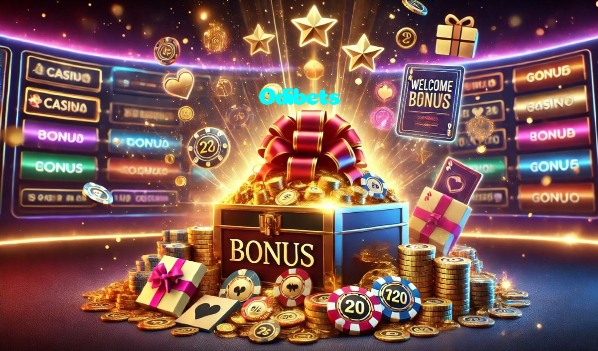 Odibets casino presented on mobile device in Pakistan with slots and live games